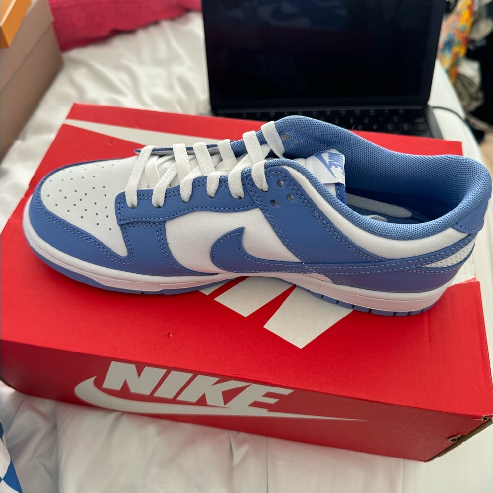 Brand new Nike Dunk Low Retro in Blue and White